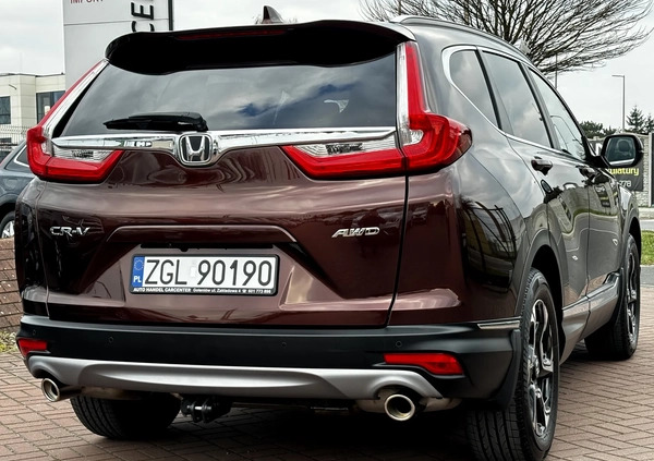 Honda CR-V cena 107999 przebieg: 109820, rok produkcji 2019 z Świebodzin małe 562